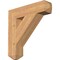 Ekena Millwork Traditional Craftsman Smooth Bracket, Western Red Cedar, 5 1/2"W x 26"D x 26"H BKT06X26X26TRA04SWR - alternate 1